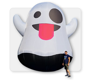 Giant Glow in Dark Inflatable Ghost