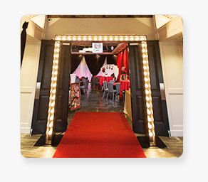 Lighted Marquee Entry
