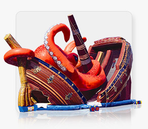 The Kraken Inflatable Slide